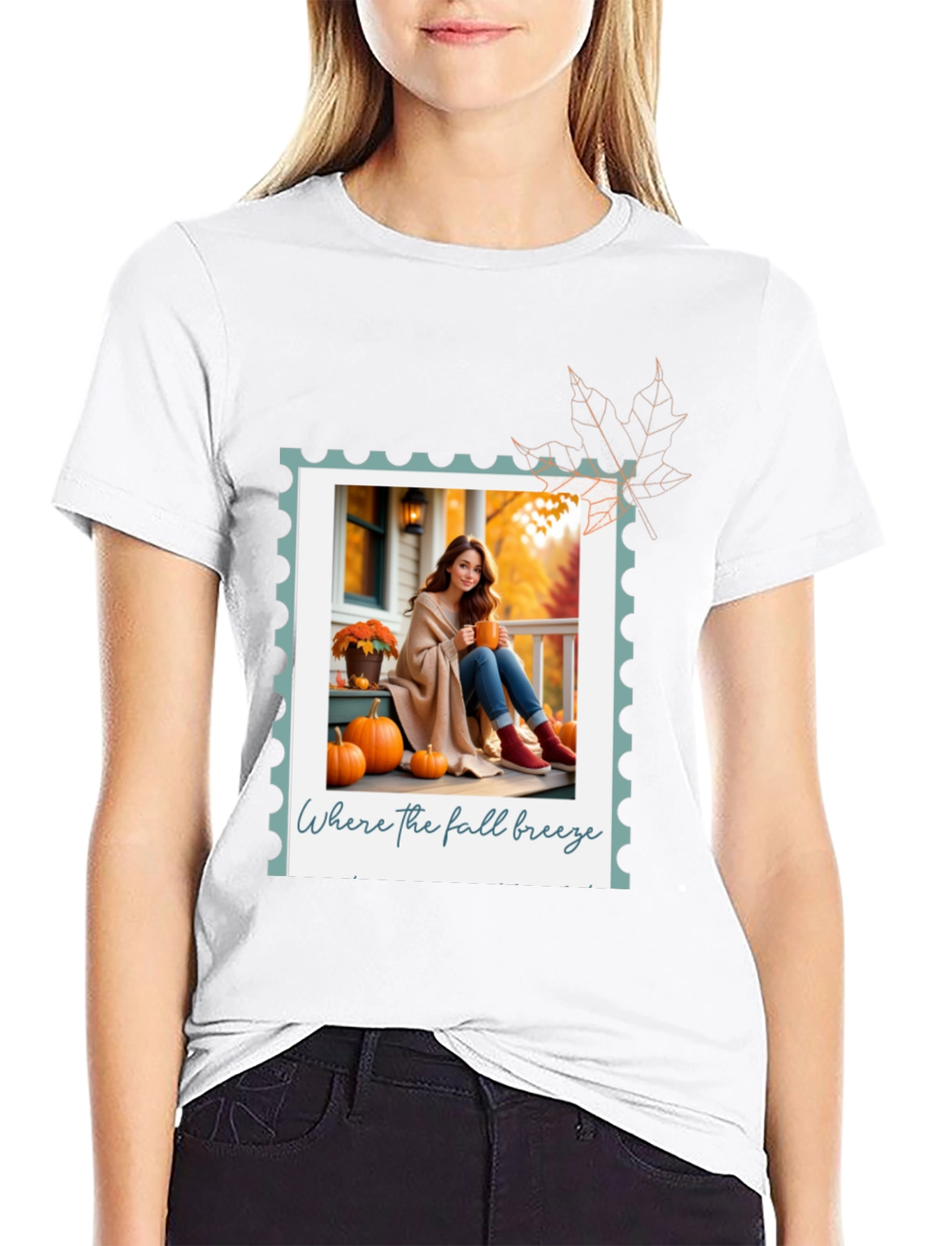 Autumn Breeze Graphic Tee - Cozy Fall Vibes