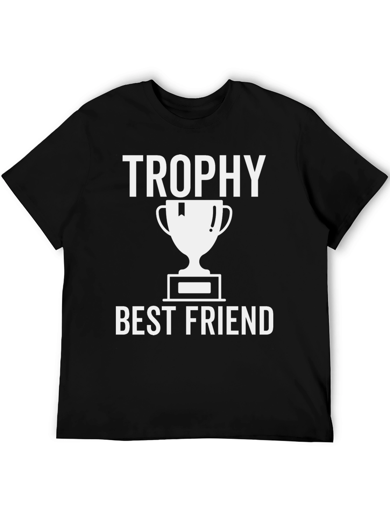 Trophy Best Friend Graphic Tee - Black