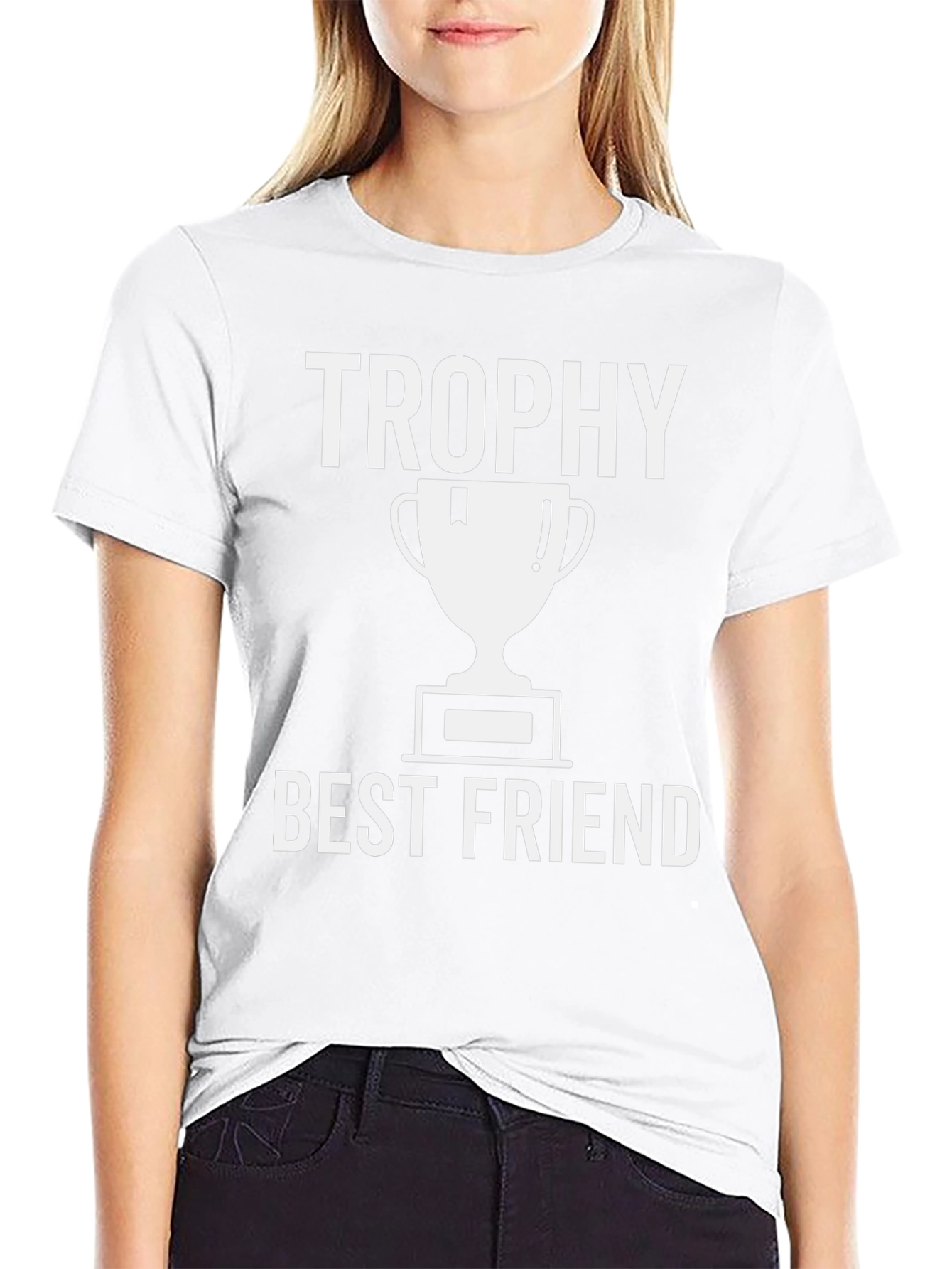 Trophy Best Friend Graphic Tee - Black