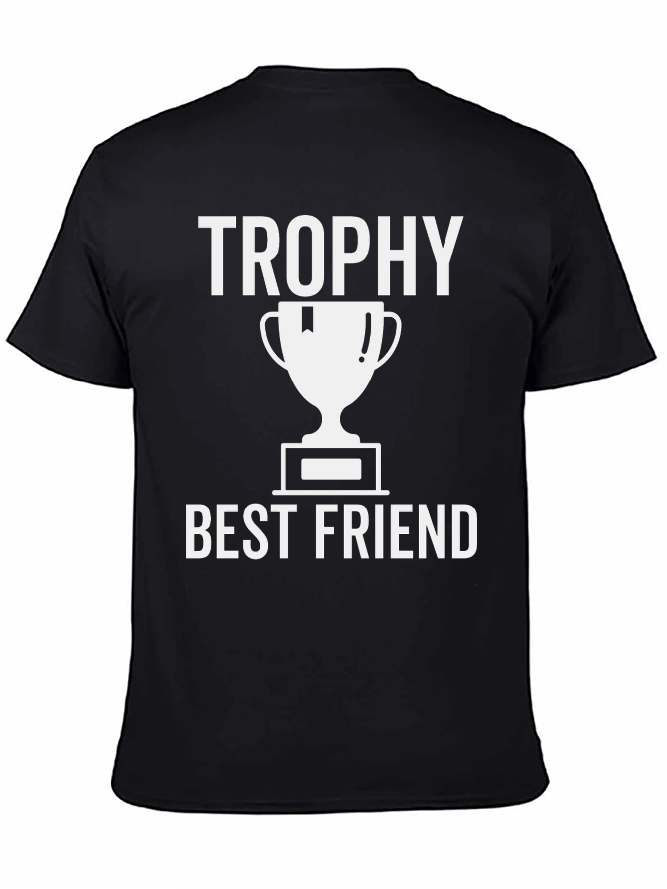 Trophy Best Friend Graphic Tee - Black