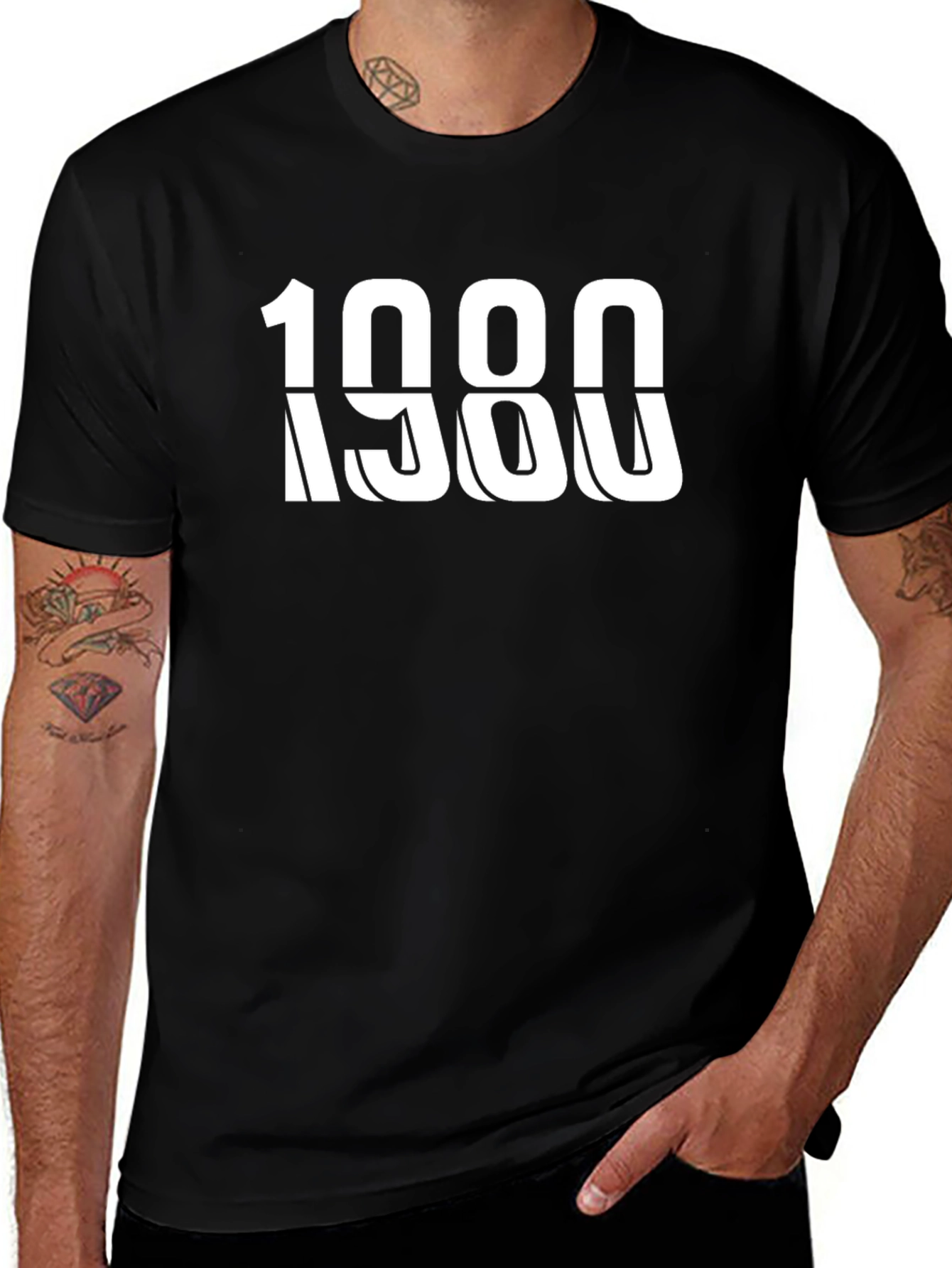 1980 Graphic Tee - Retro Style