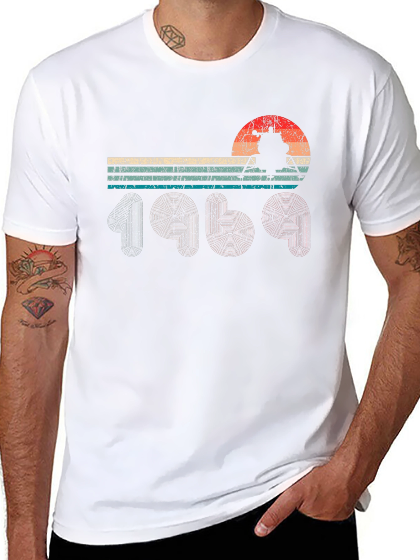 Retro 1969 Moon Landing T-Shirt