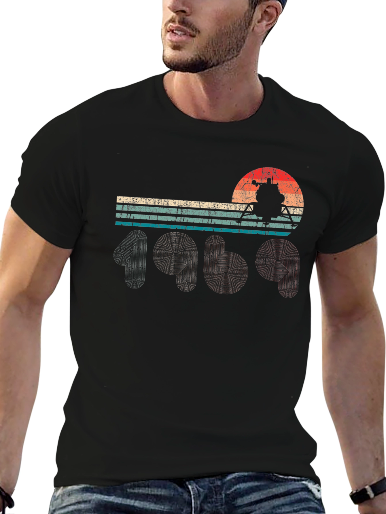 Retro 1969 Moon Landing T-Shirt