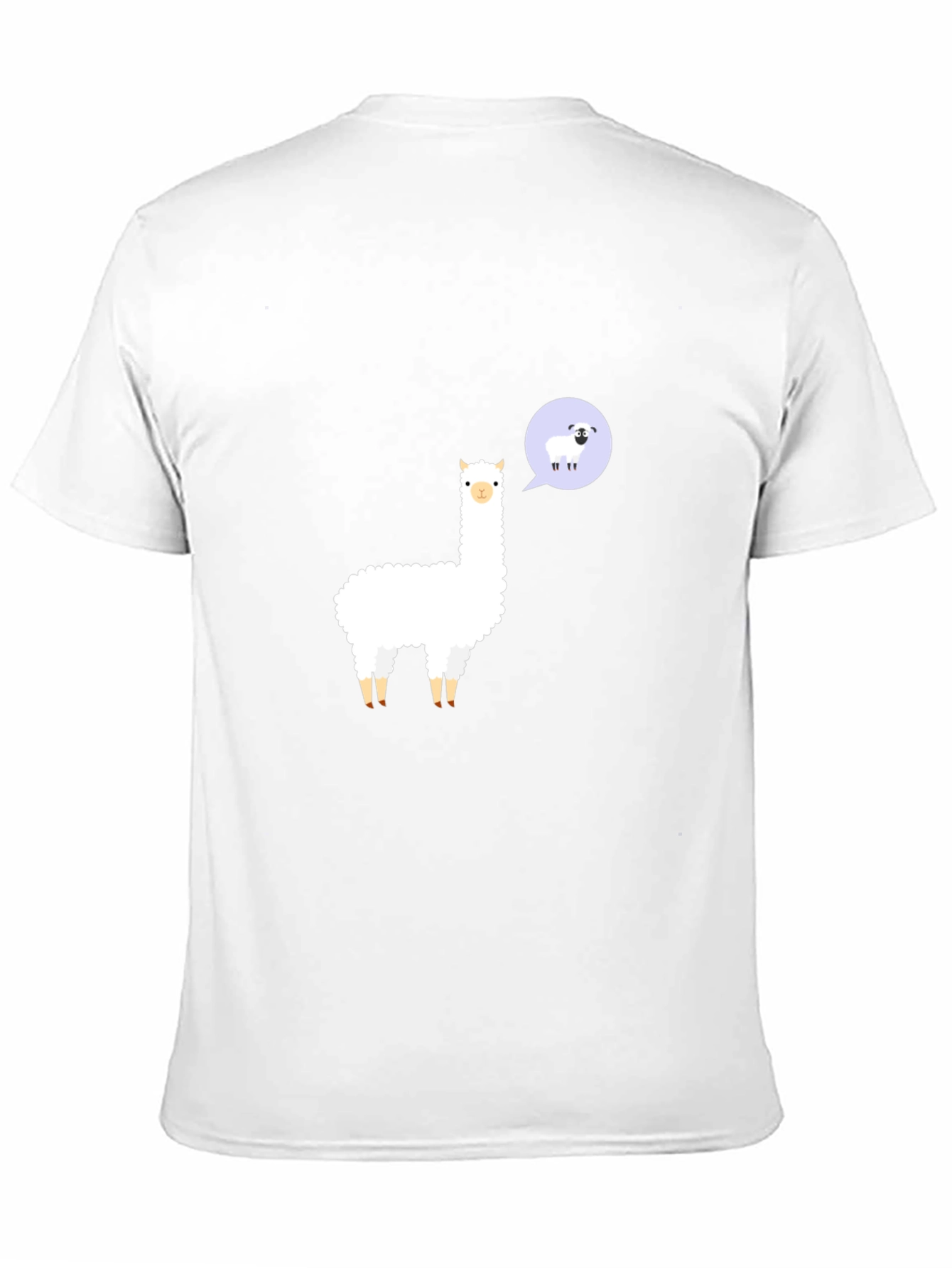 Alpaca & Sheep T-Shirt - Black Cotton Tee