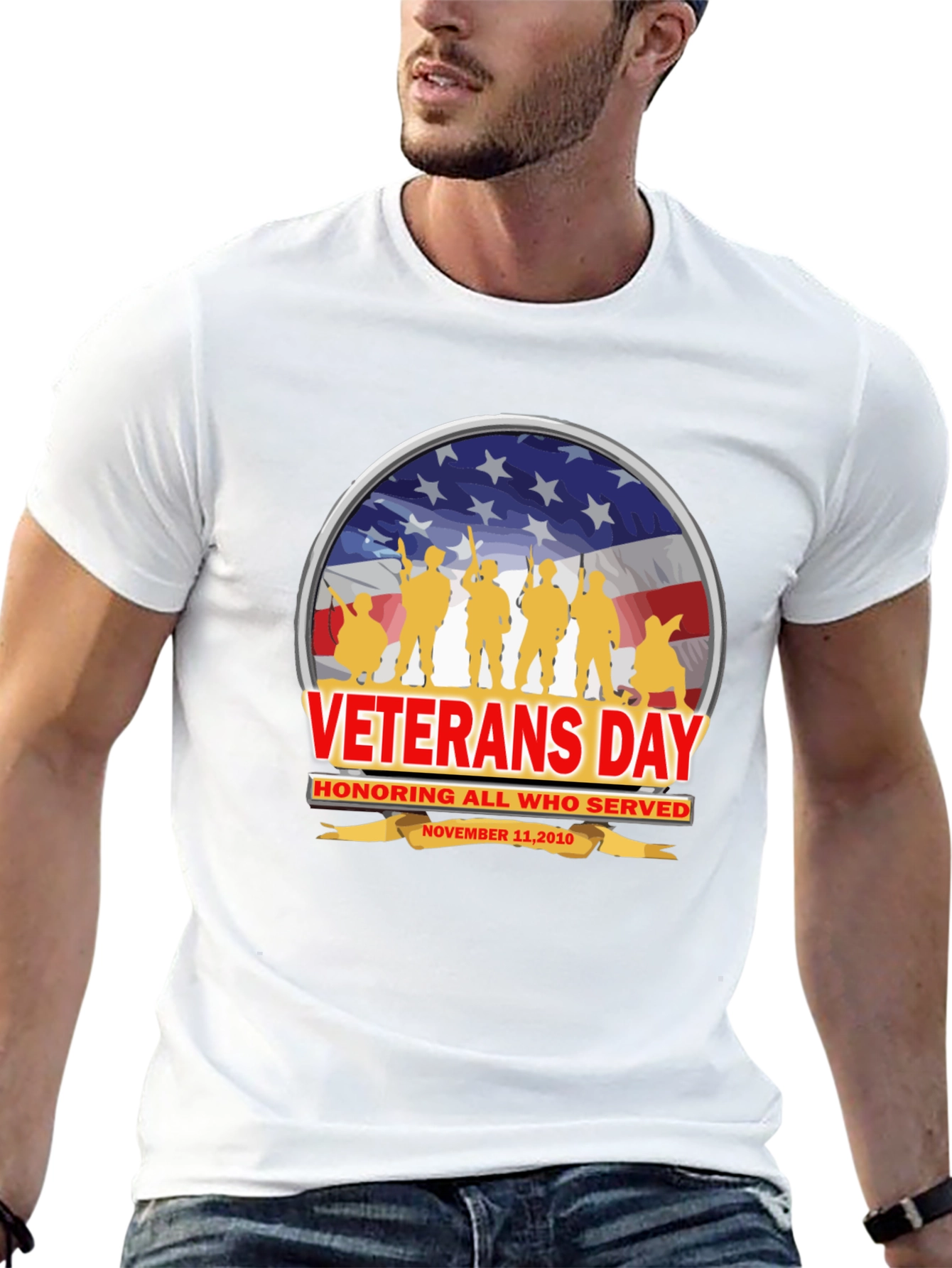 Veterans Day T-Shirt - Honor All Who Served