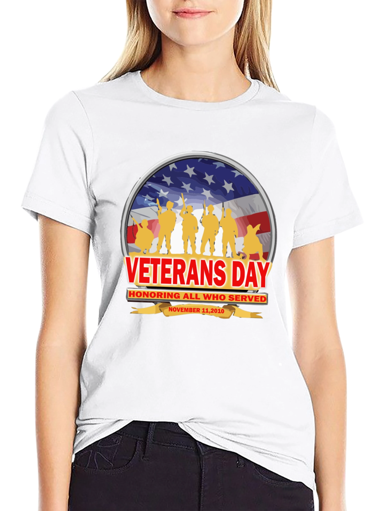 Veterans Day T-Shirt - Honor All Who Served