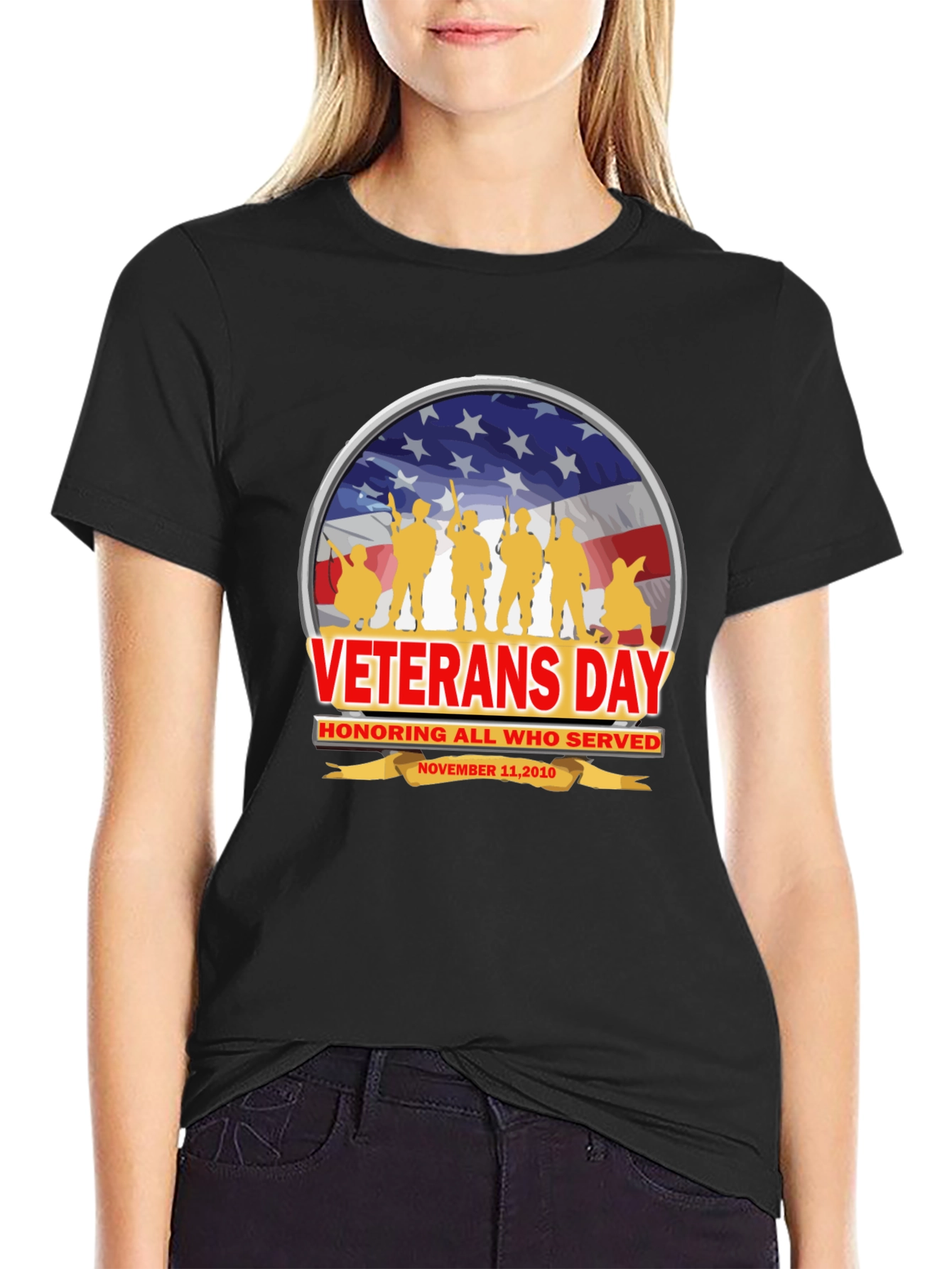 Veterans Day T-Shirt - Honor All Who Served