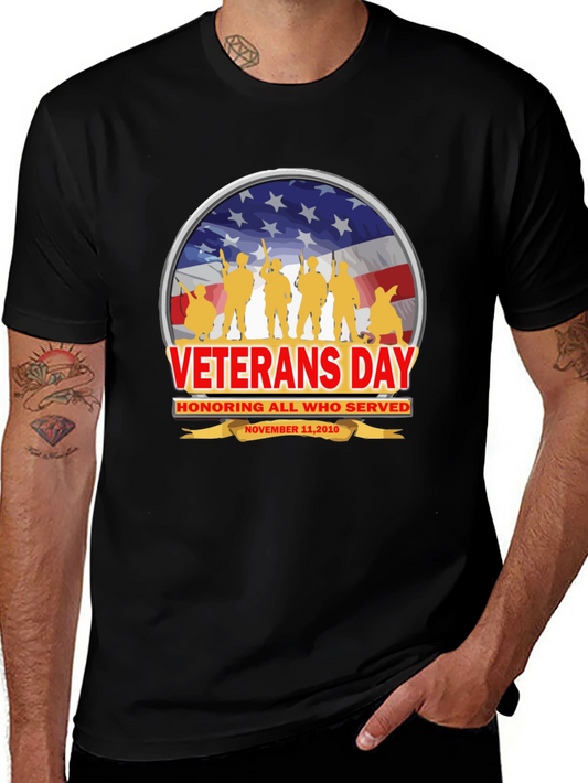 Veterans Day T-Shirt - Honor All Who Served