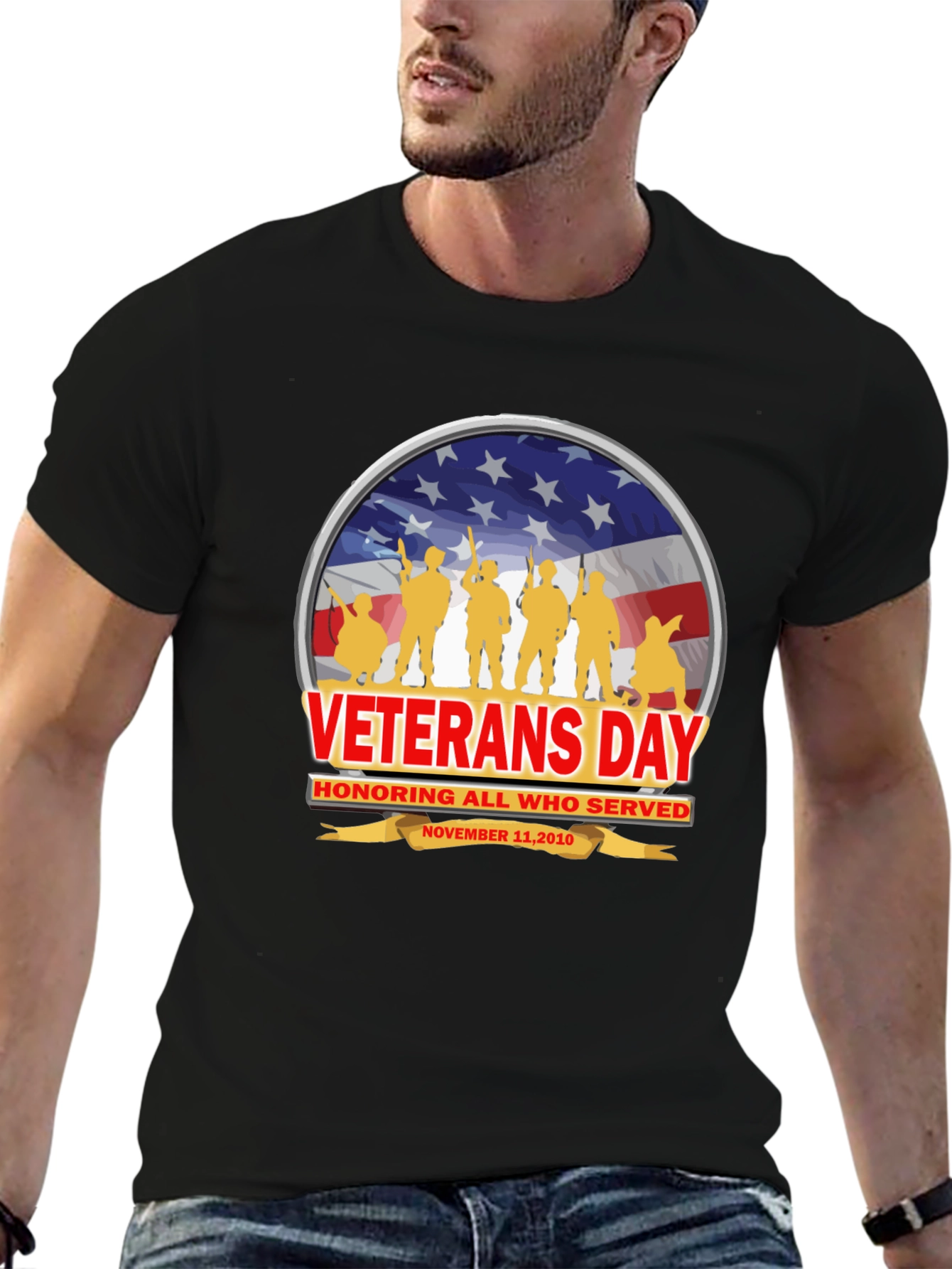 Veterans Day T-Shirt - Honor All Who Served