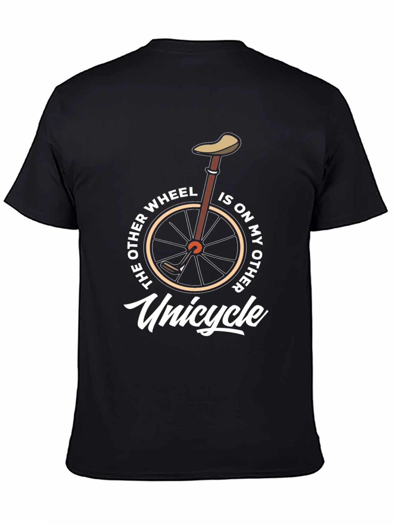 Unicycle Humor Graphic Tee