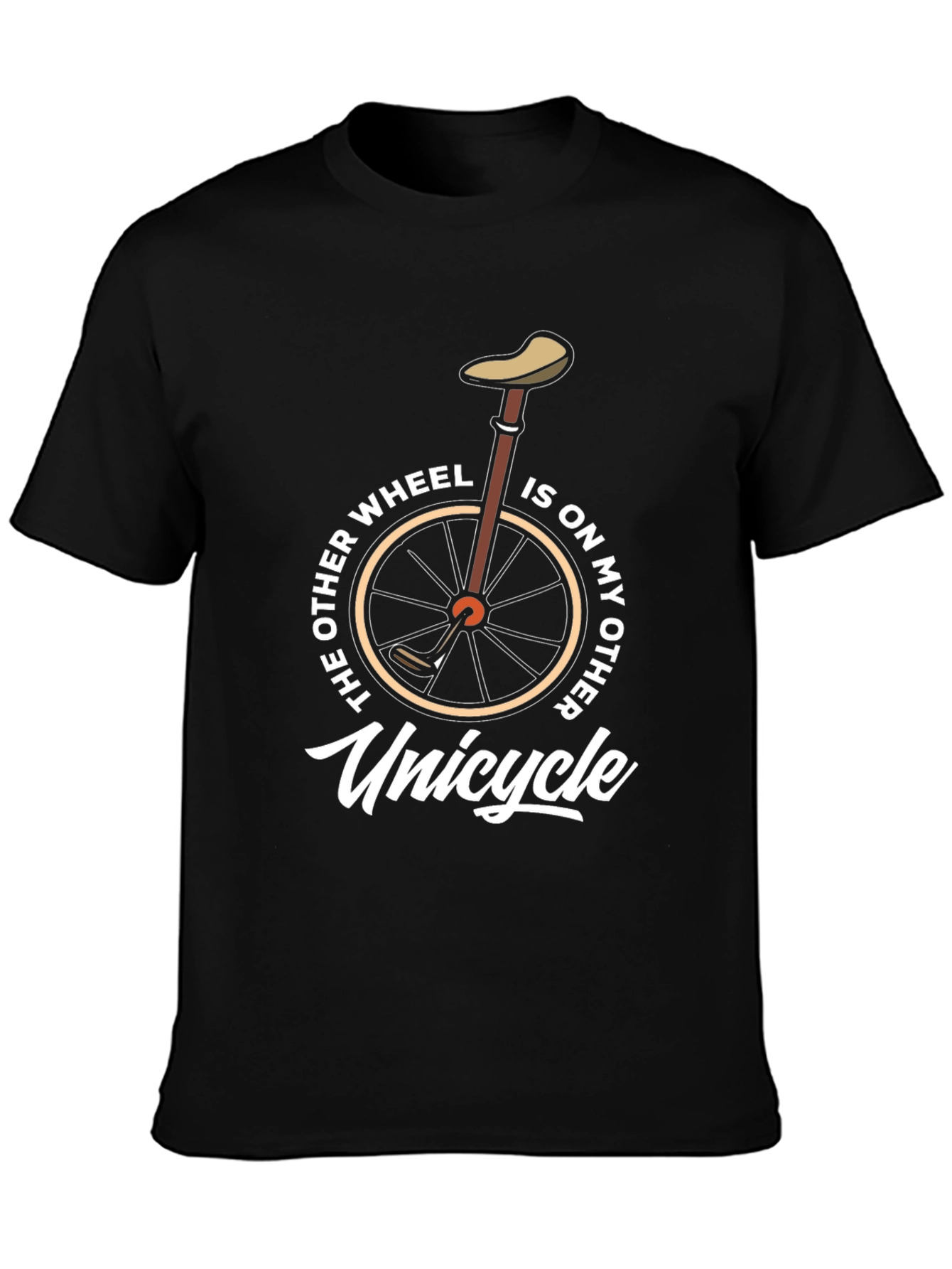 Unicycle Humor Graphic Tee