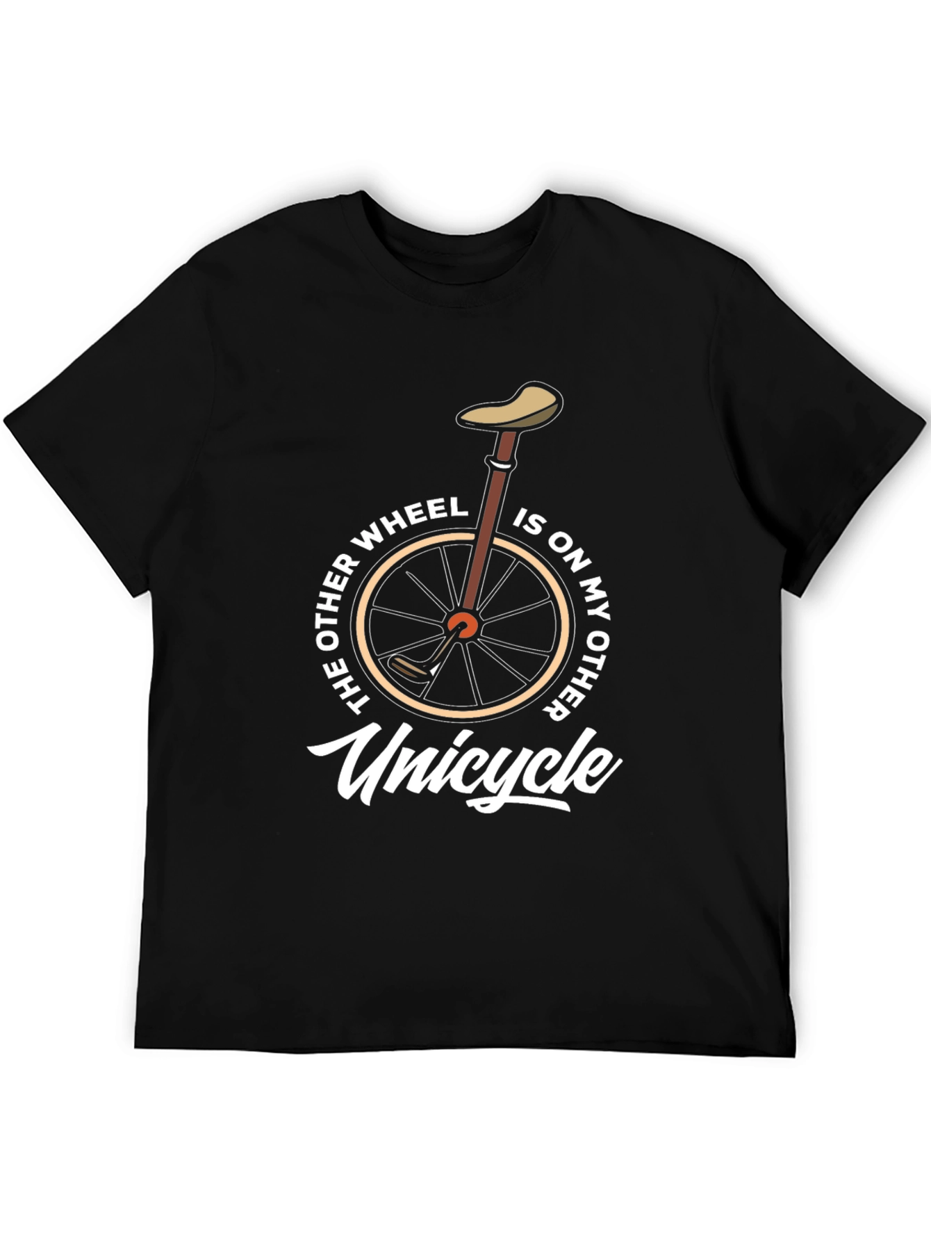 Unicycle Humor Graphic Tee