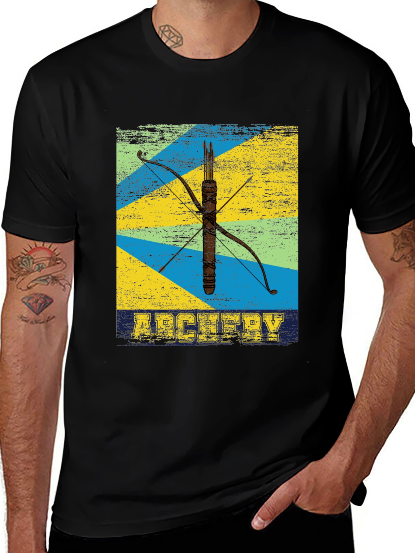 Archery Retro Style Graphic Tee