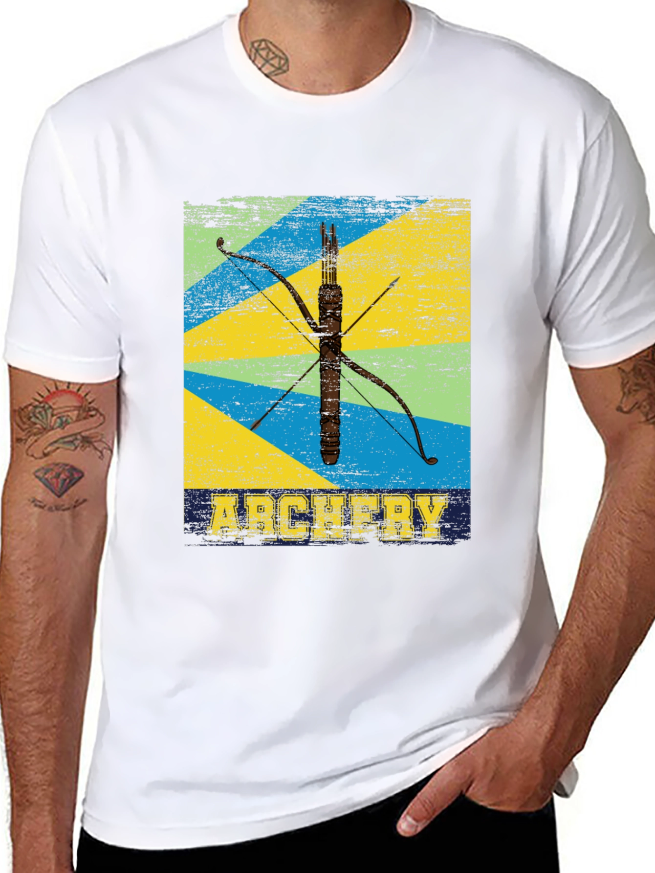 Archery Retro Style Graphic Tee