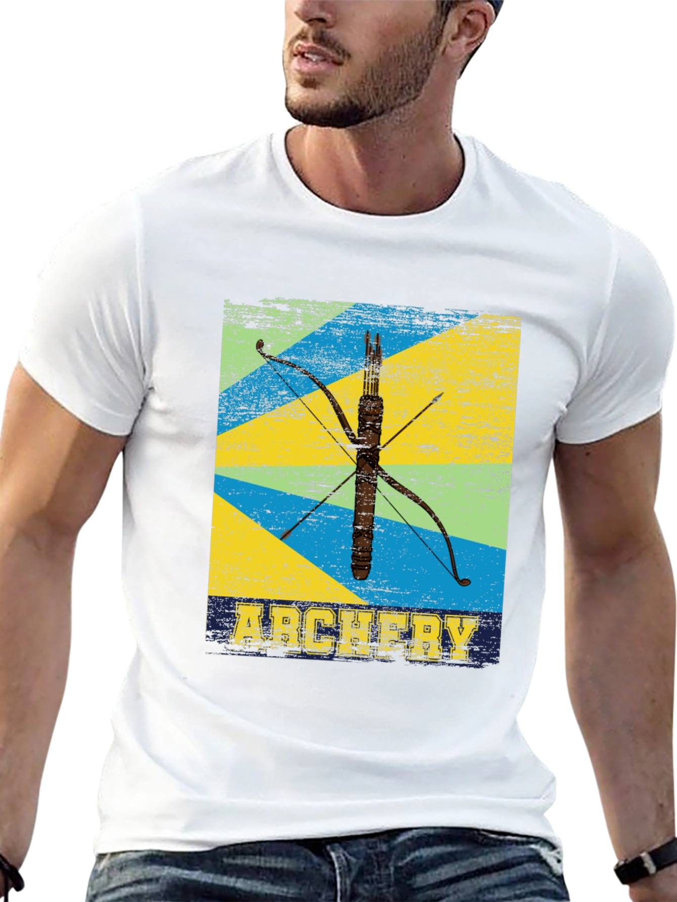 Archery Retro Style Graphic Tee