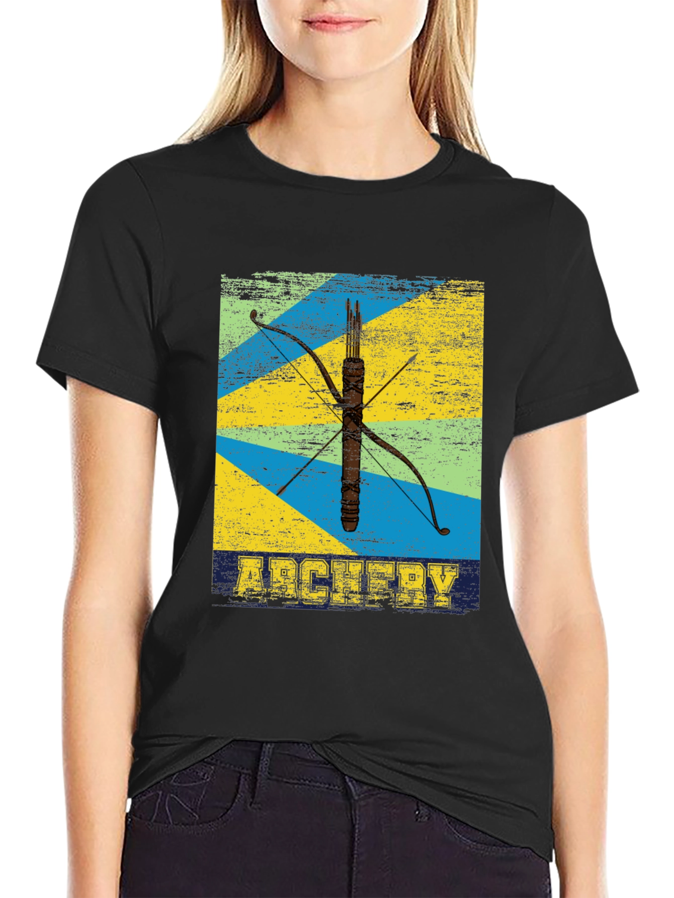 Archery Retro Style Graphic Tee