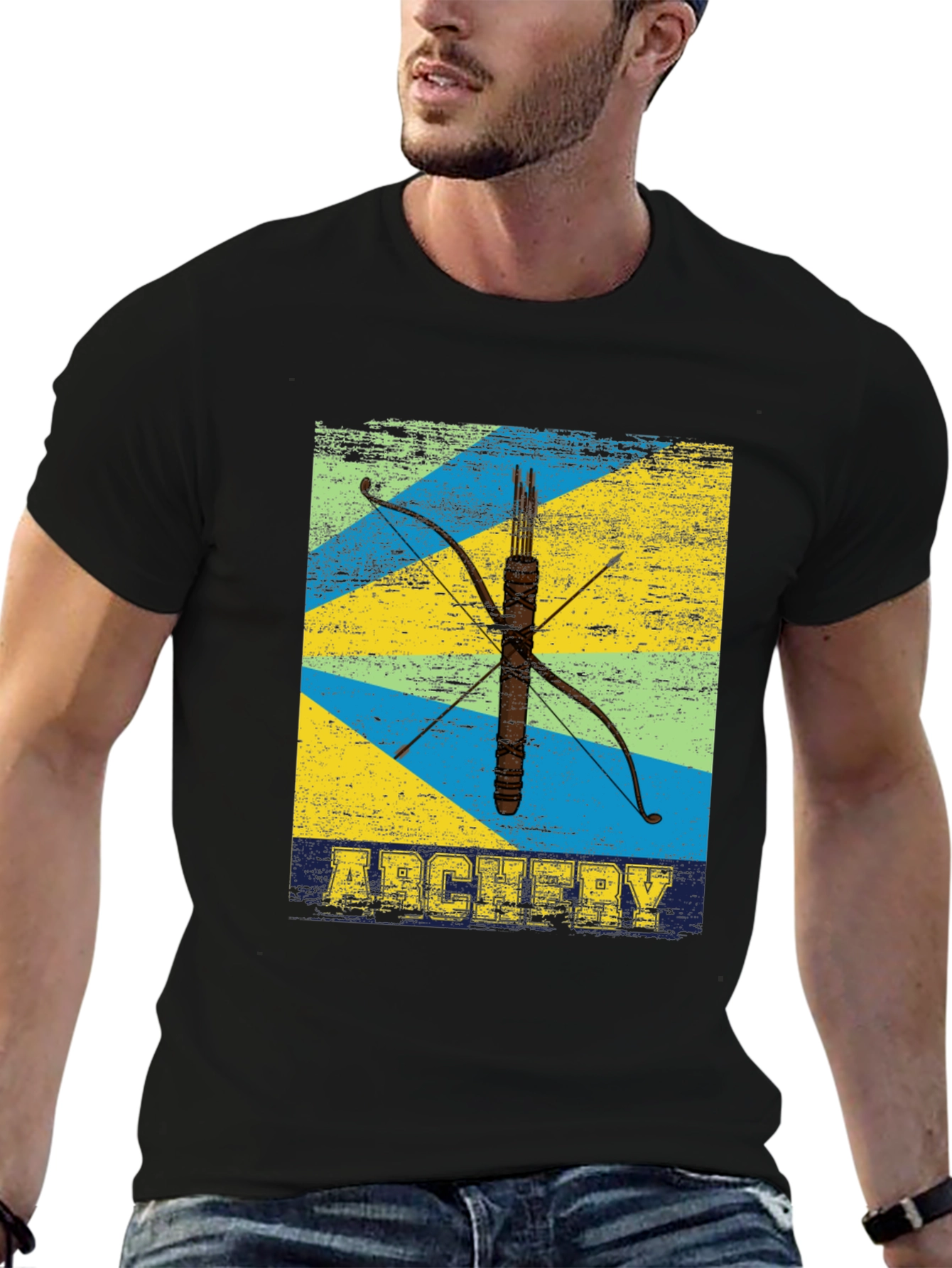 Archery Retro Style Graphic Tee