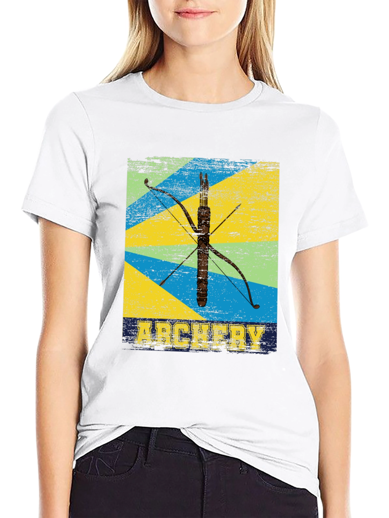 Archery Retro Style Graphic Tee