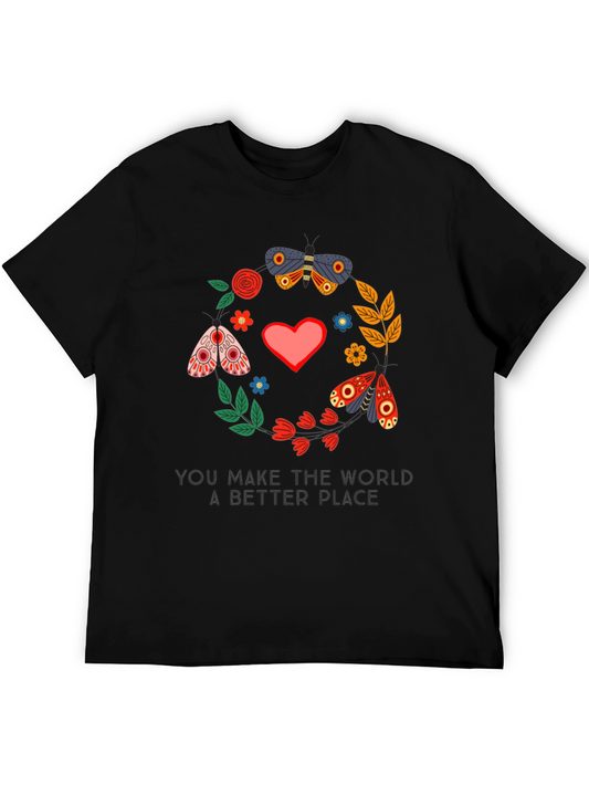 Butterfly & Floral Better Place Graphic Tee