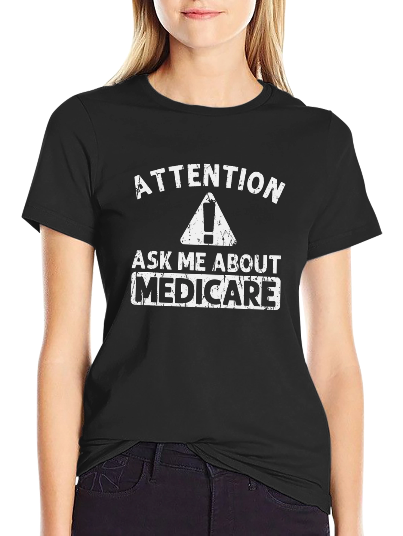 Attention Ask Me About Medicare T-Shirt