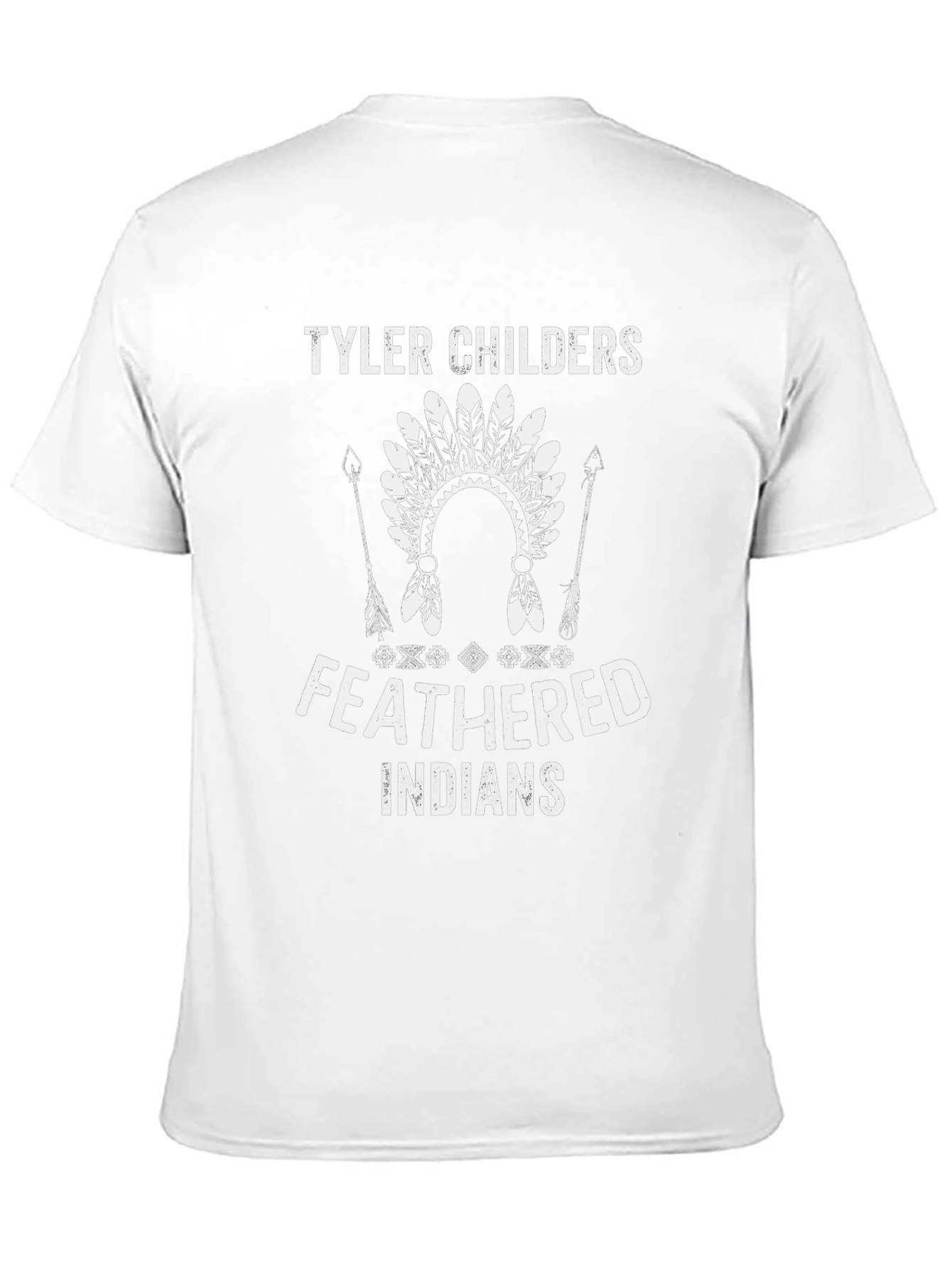 Tyler Childers Feathered Indians Black T-Shirt