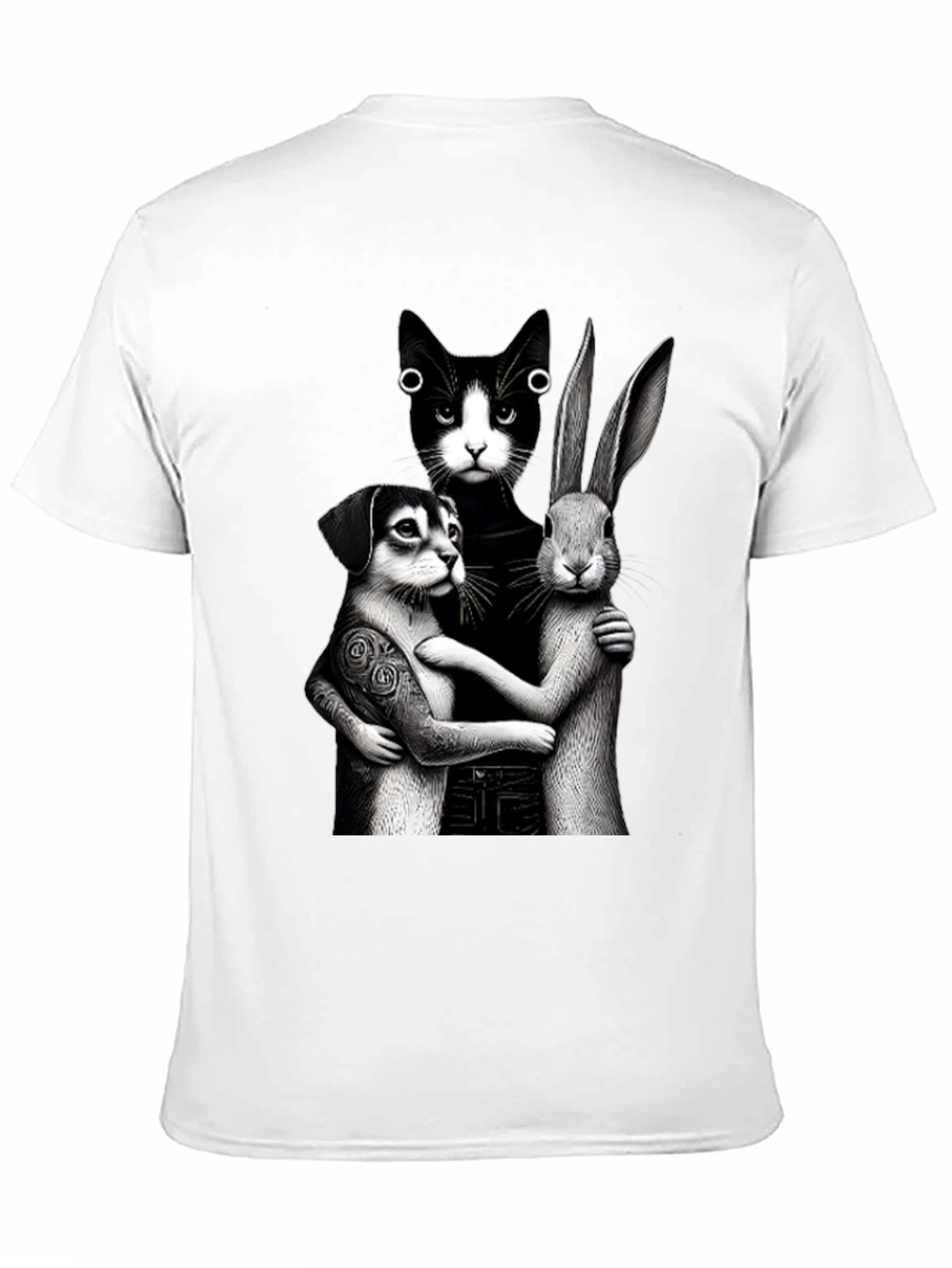 Whimsical Animal Trio Graphic Tee