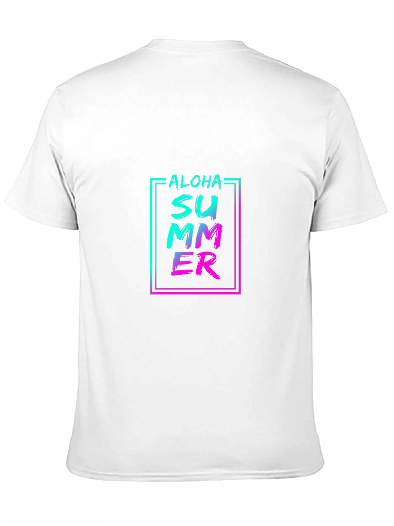 Aloha Summer Graphic Black T-Shirt