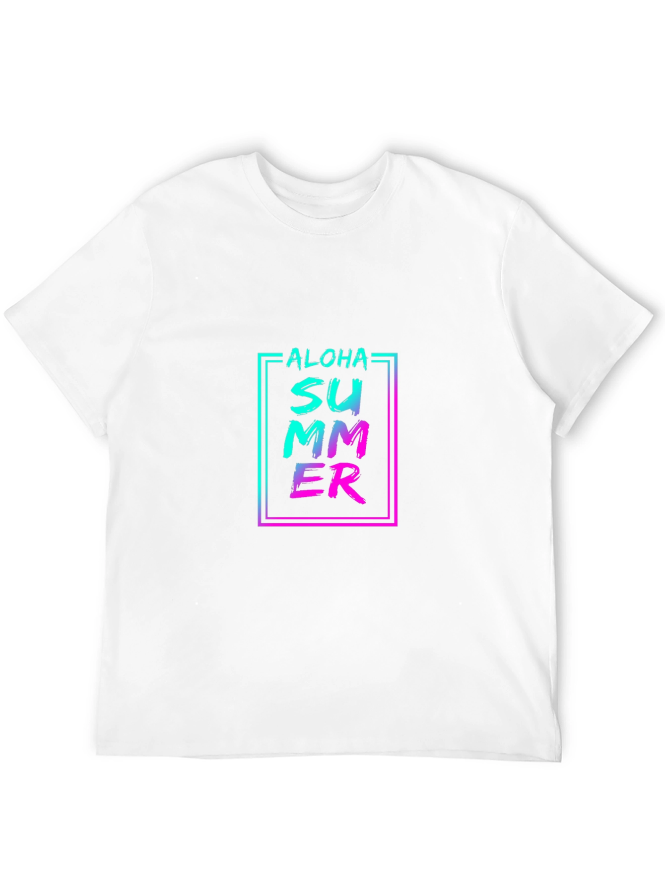 Aloha Summer Graphic Black T-Shirt
