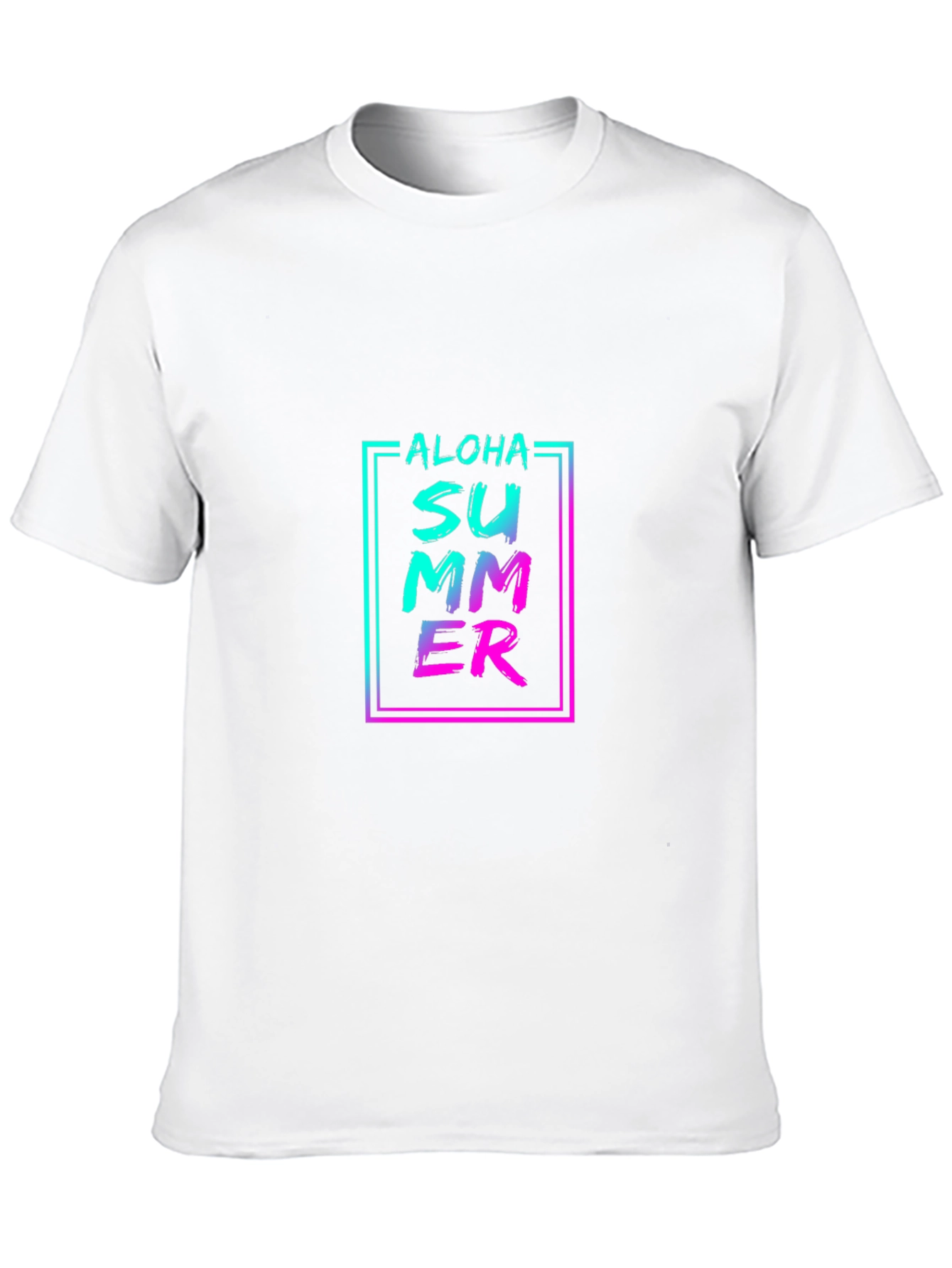 Aloha Summer Graphic Black T-Shirt