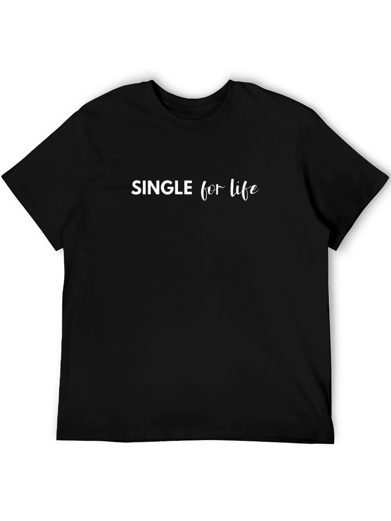 Single for Life Graphic Tee - Black