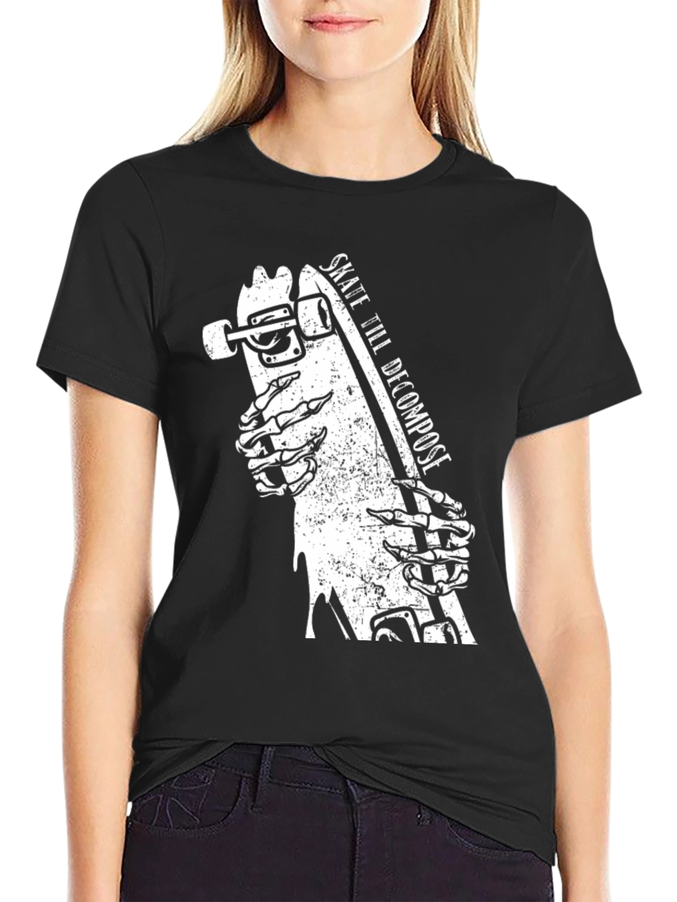 Skate Will Decompose Skeleton T-Shirt