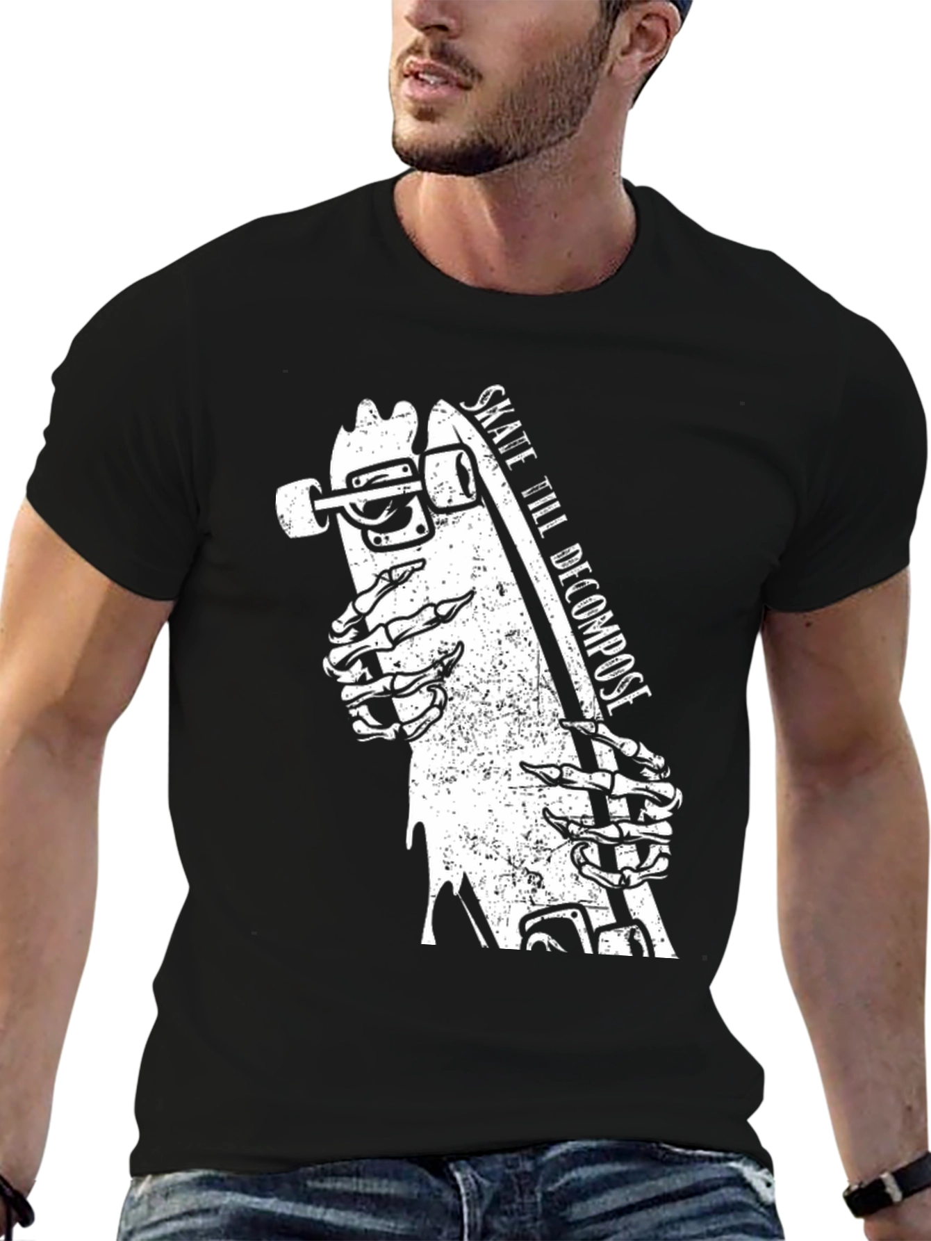 Skate Will Decompose Skeleton T-Shirt