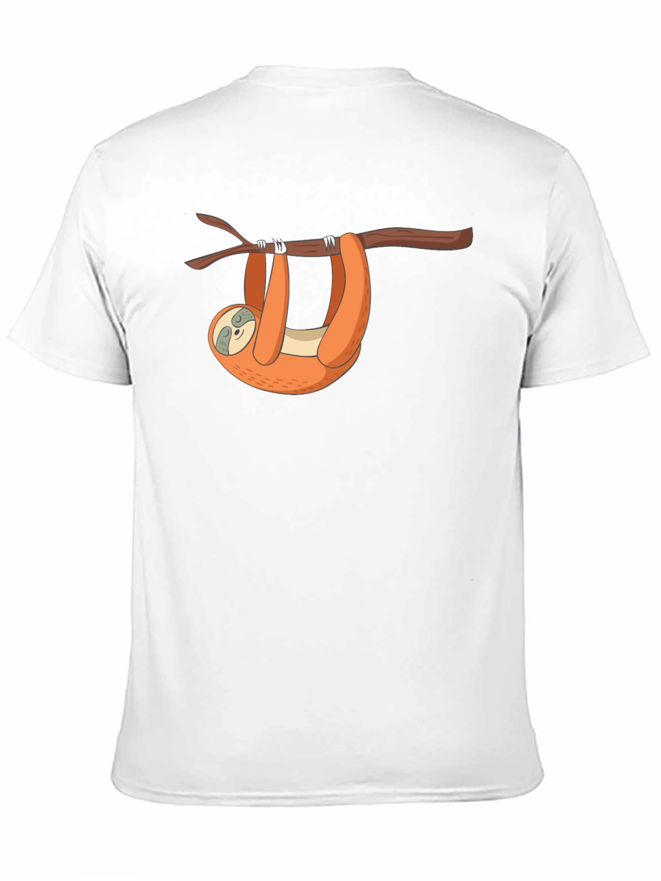 Sloth on Branch Graphic Tee - Black
