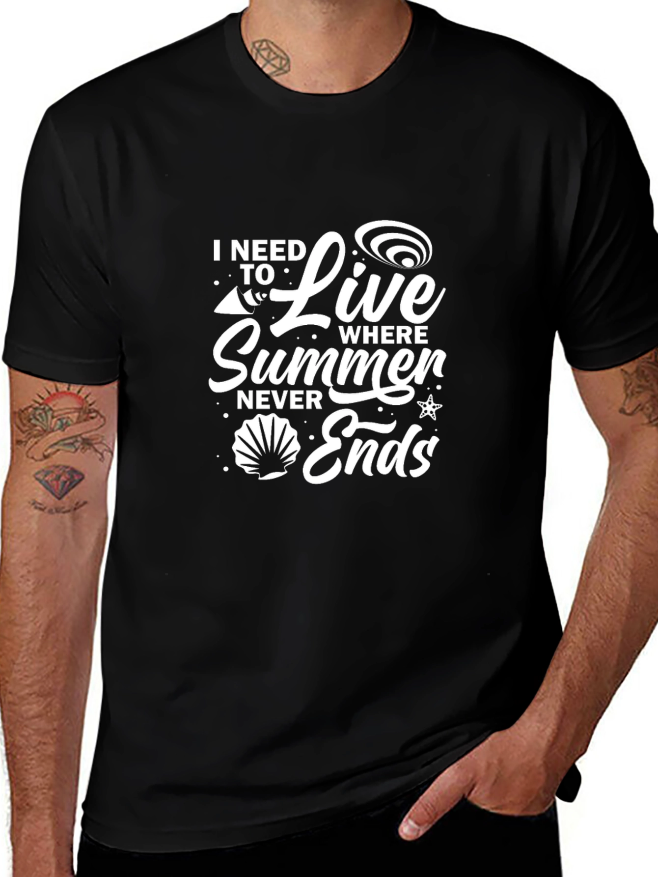 Summer Never Ends Graphic T-Shirt