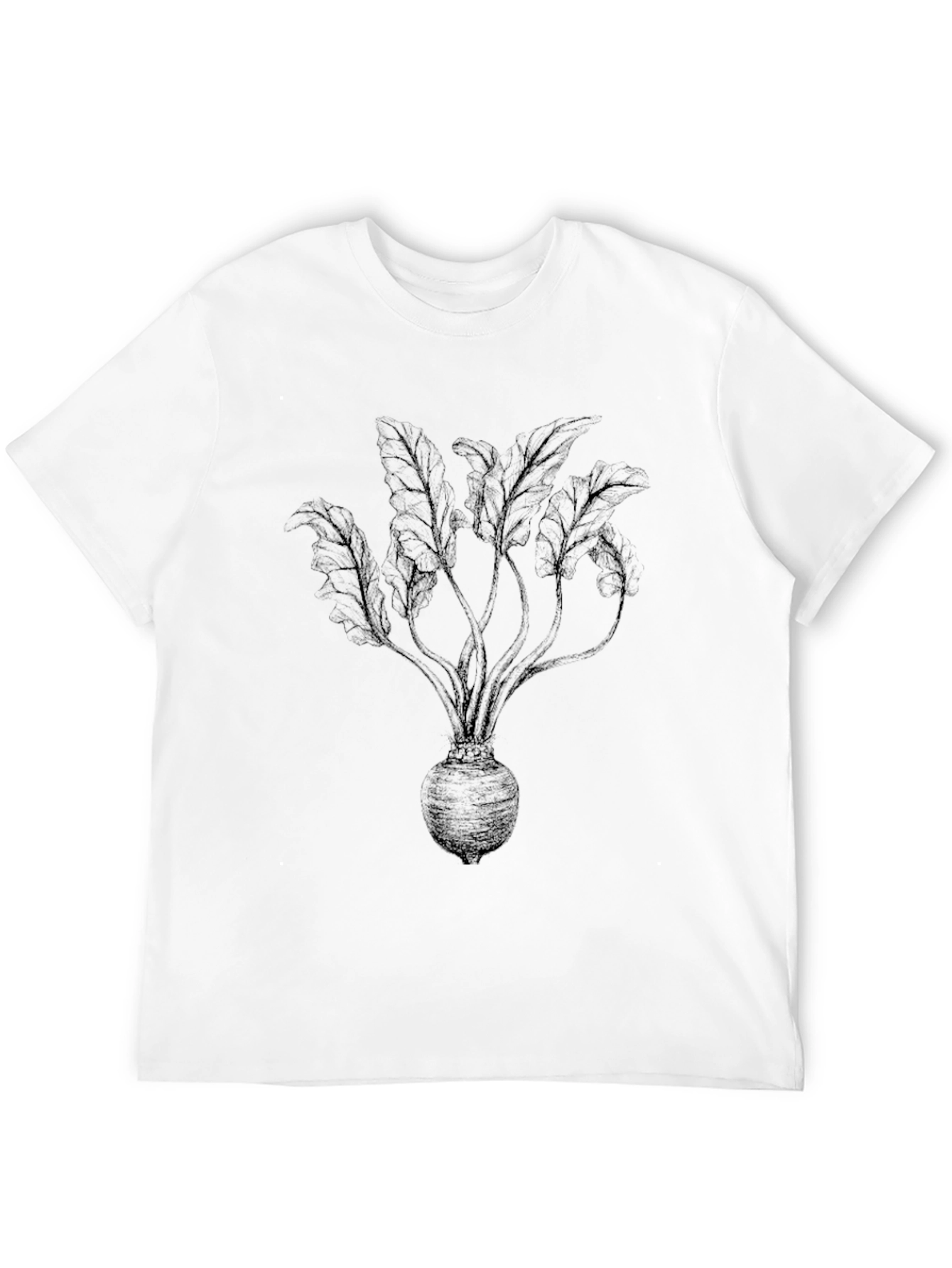 Beet Plant Graphic Tee - Unisex Black T-Shirt