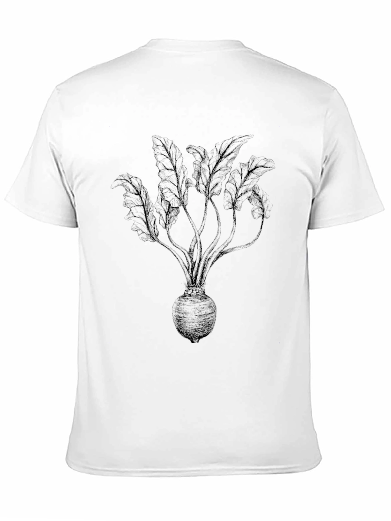 Beet Plant Graphic Tee - Unisex Black T-Shirt