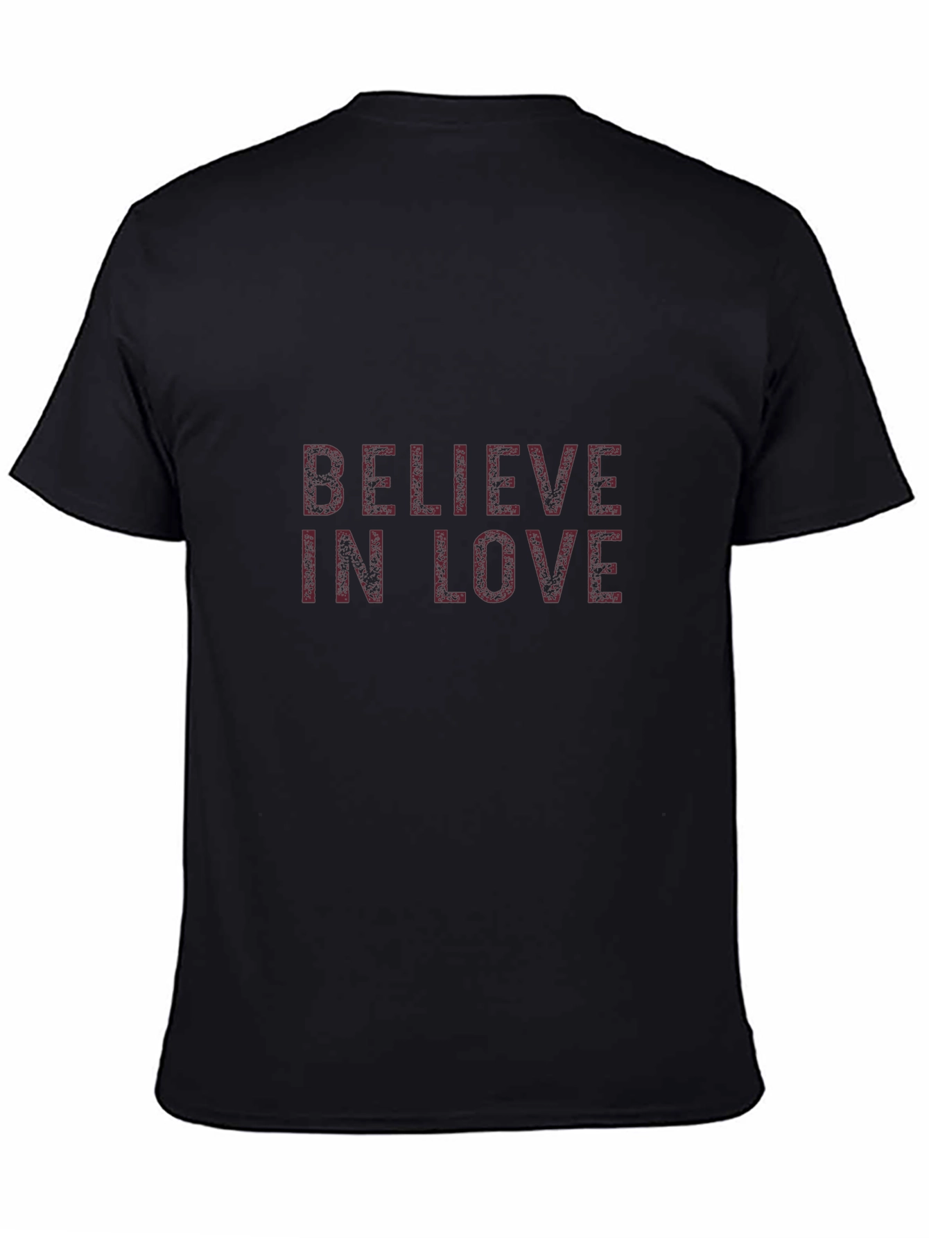 Believe In Love Black T-Shirt