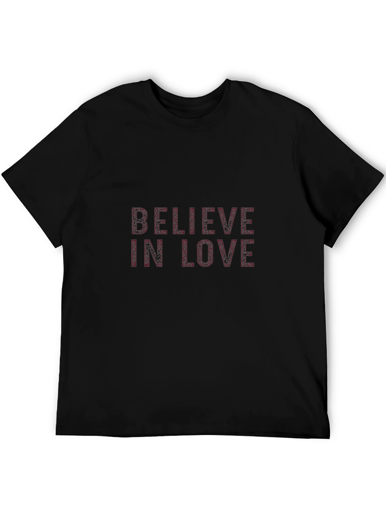 Believe In Love Black T-Shirt