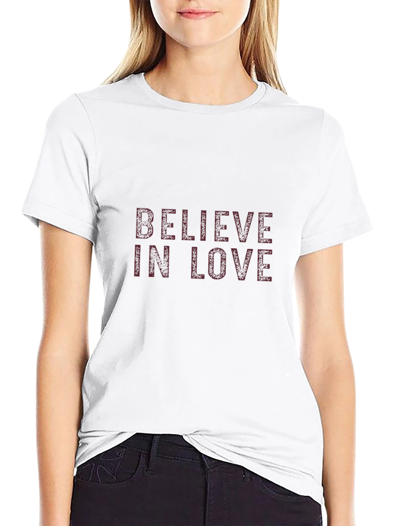 Believe In Love Black T-Shirt