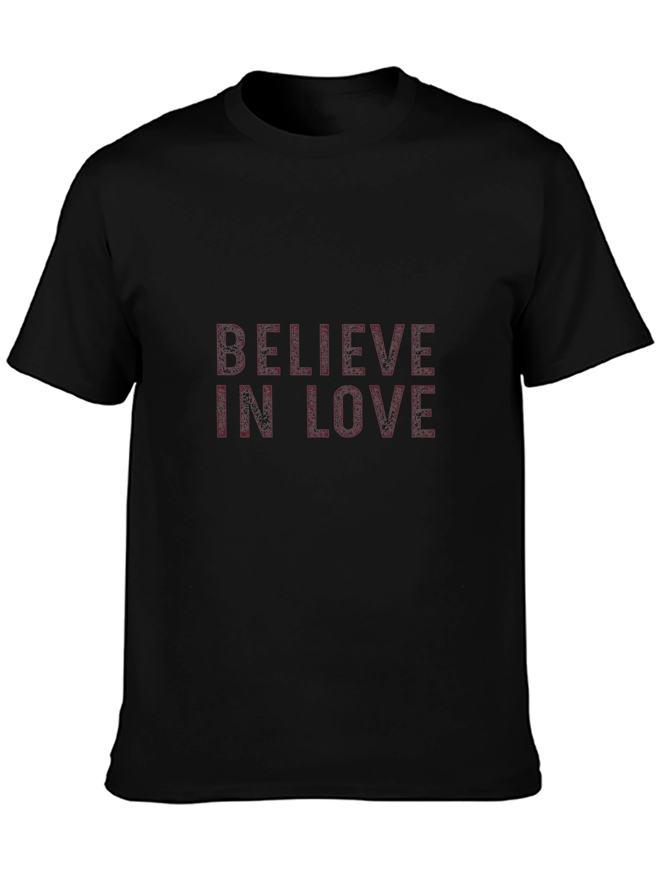 Believe In Love Black T-Shirt