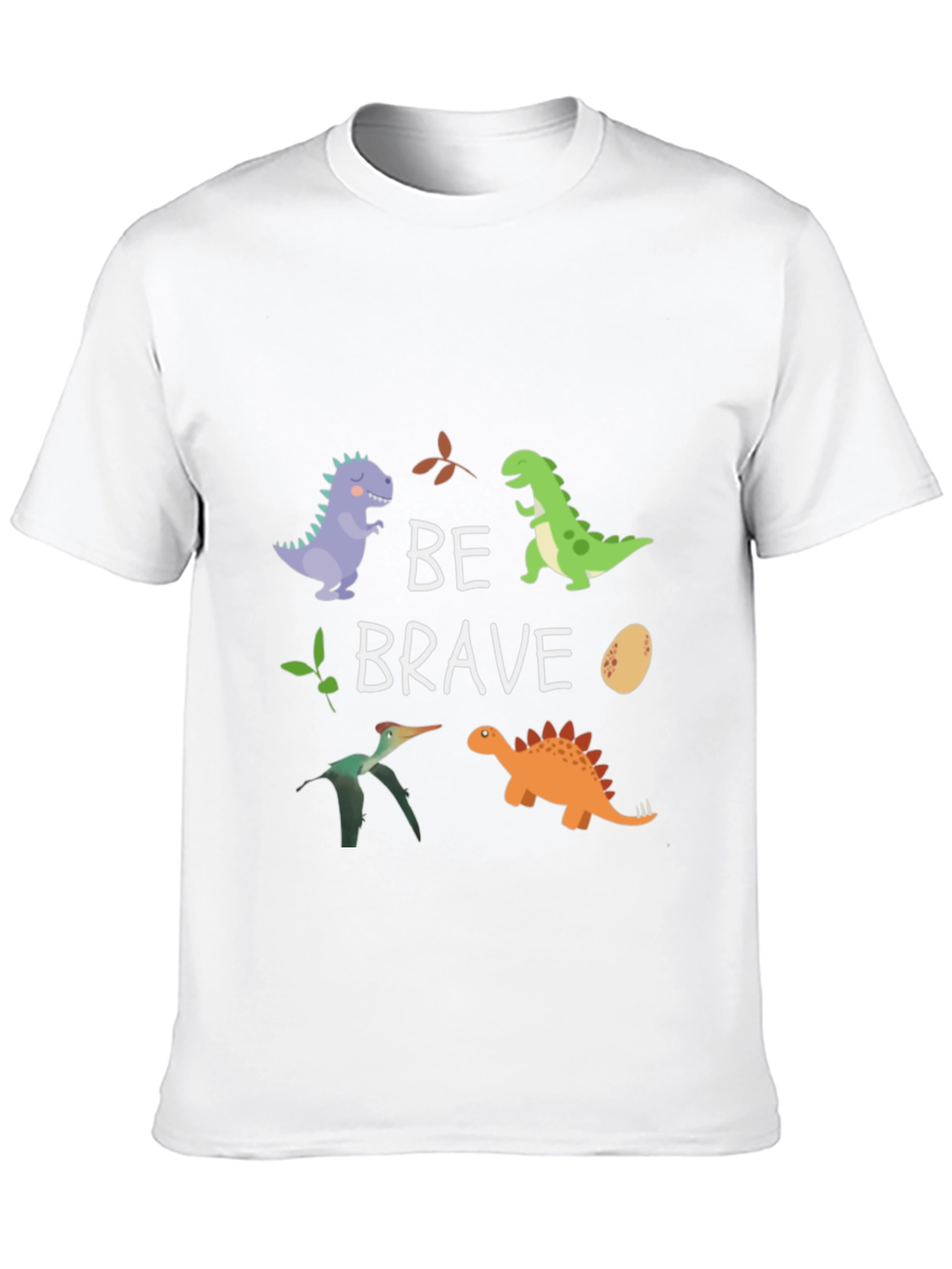Be Brave Dinosaur Graphic Tee