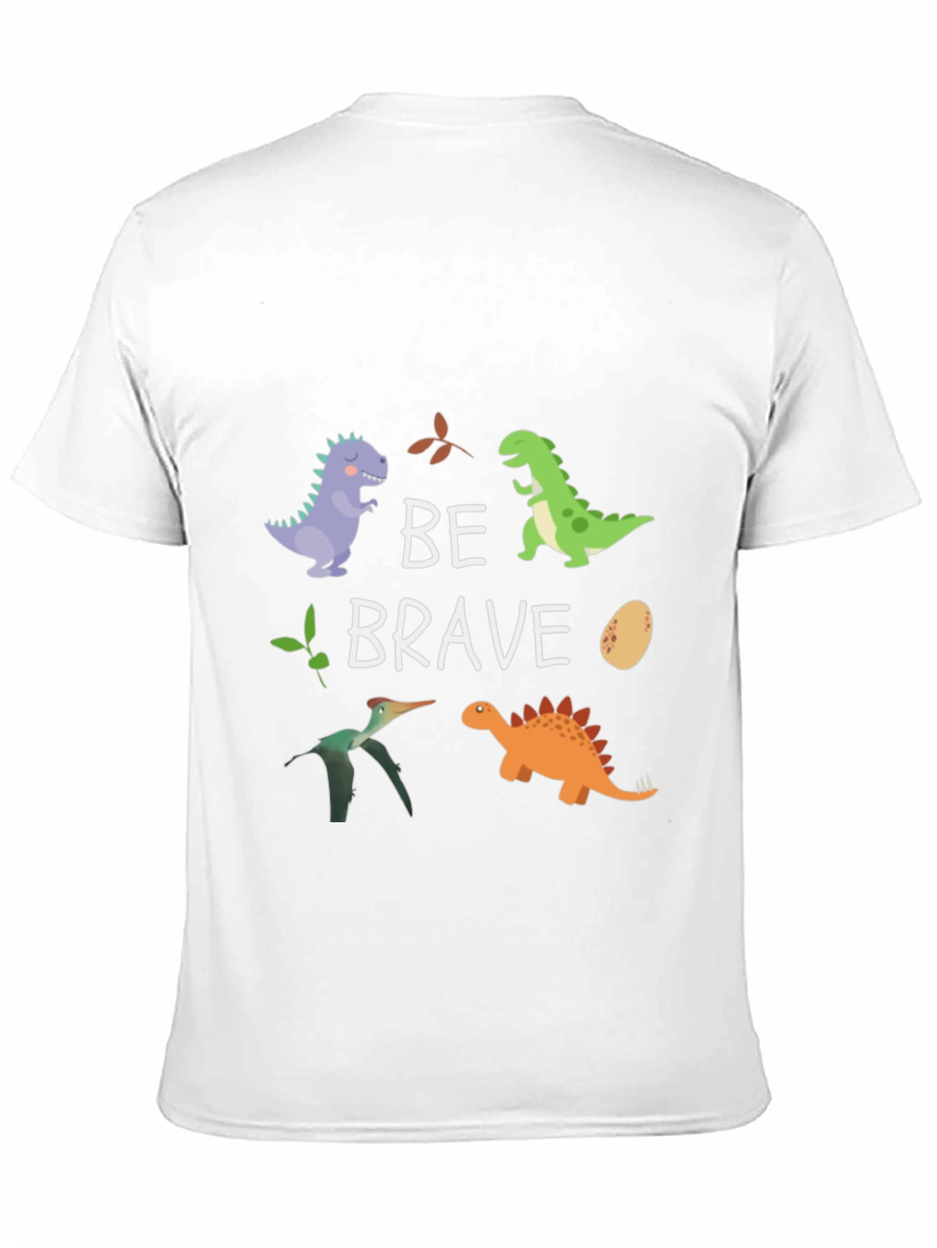 Be Brave Dinosaur Graphic Tee