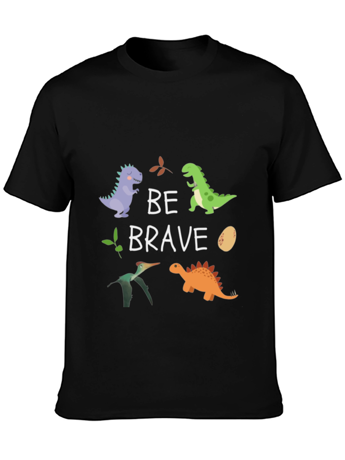 Be Brave Dinosaur Graphic Tee