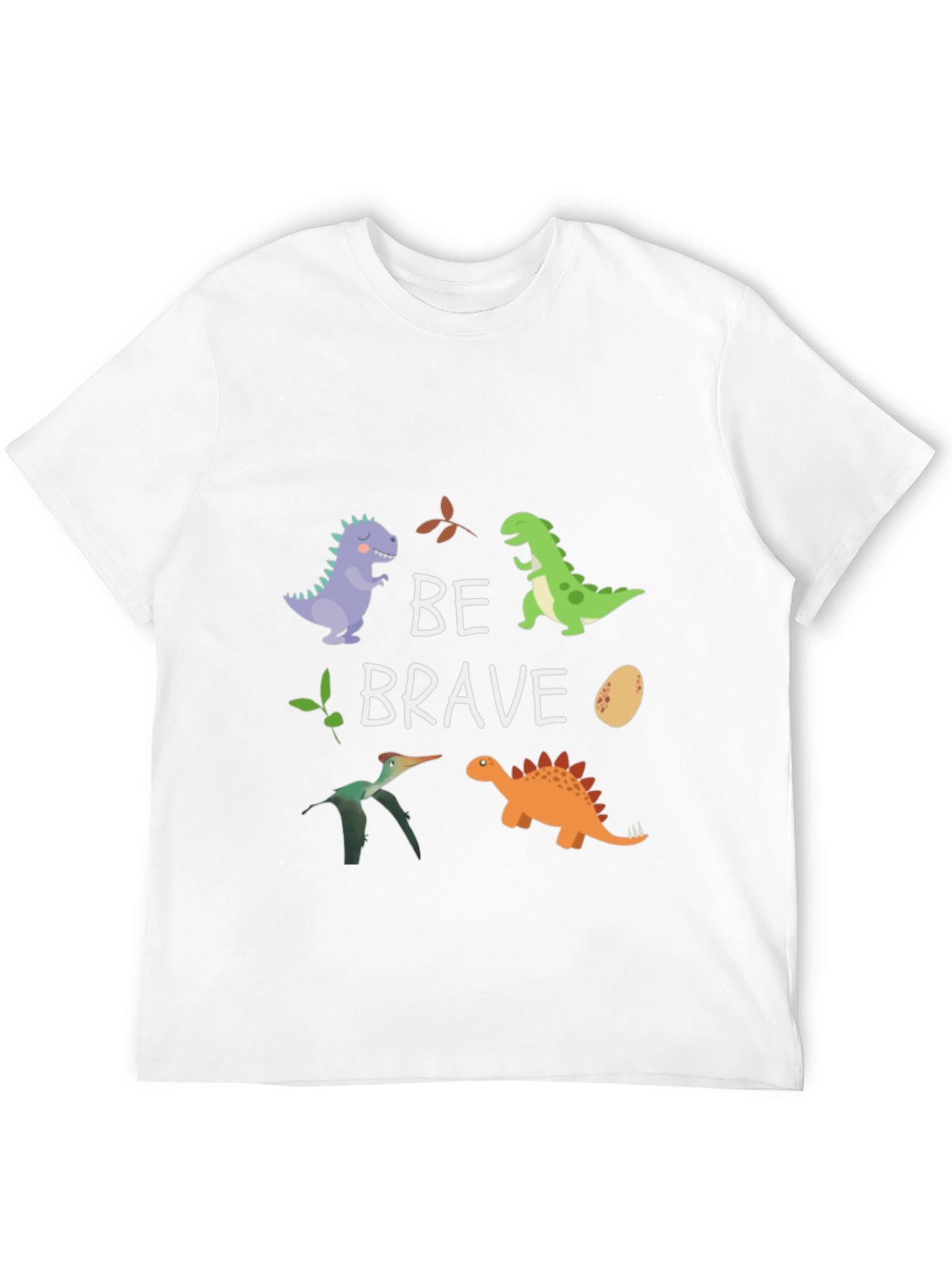 Be Brave Dinosaur Graphic Tee