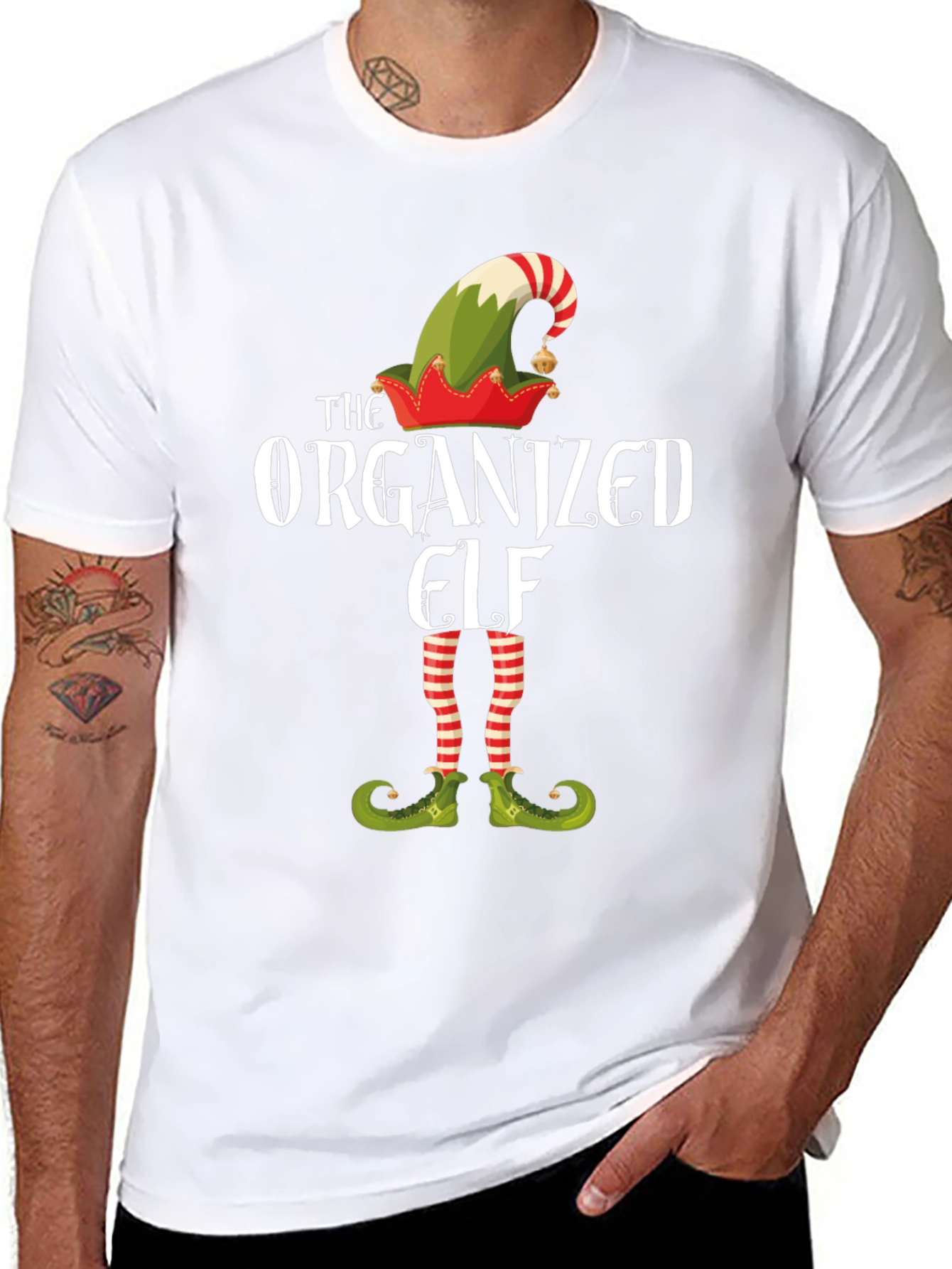 The Organized Elf Graphic T-Shirt