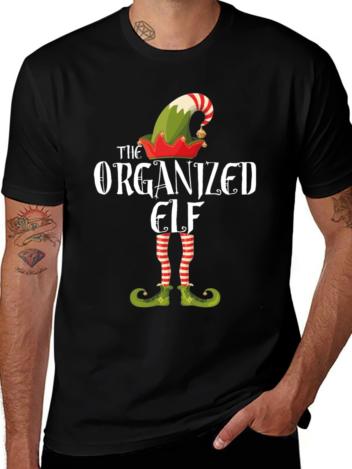 The Organized Elf Graphic T-Shirt