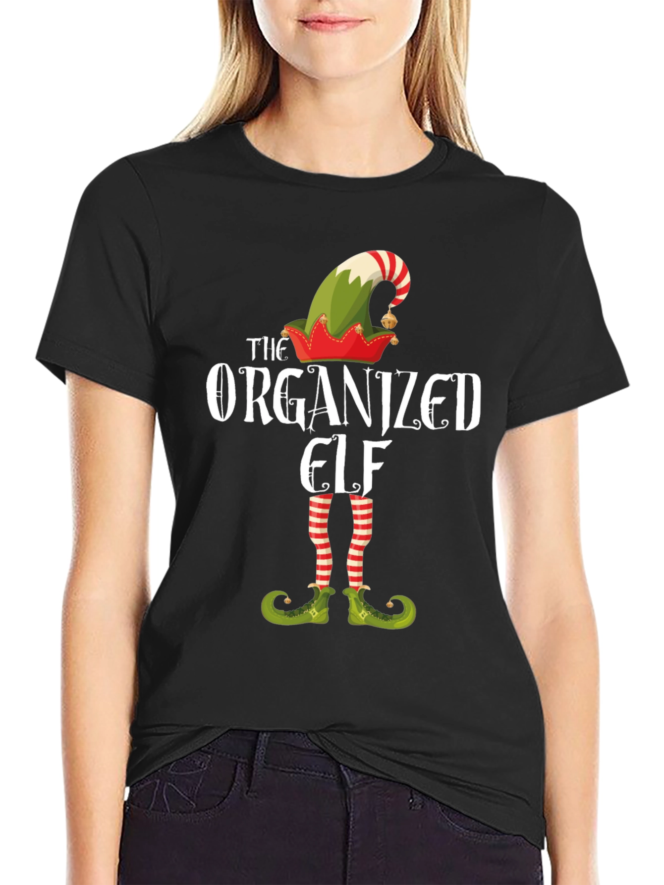 The Organized Elf Graphic T-Shirt