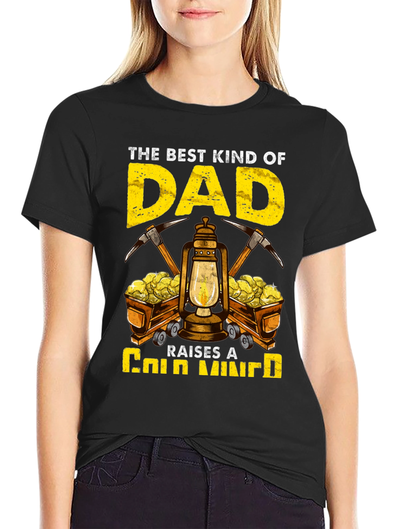 Best Dad Gold Miner T-Shirt