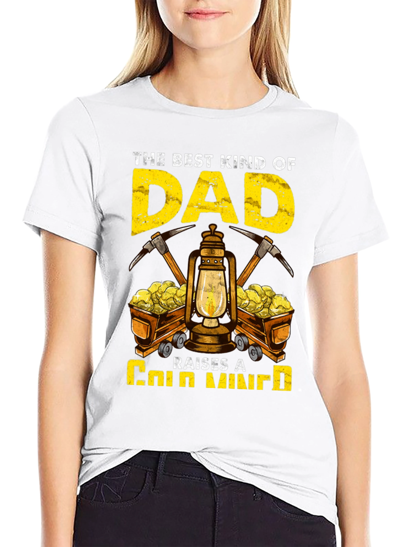 Best Dad Gold Miner T-Shirt