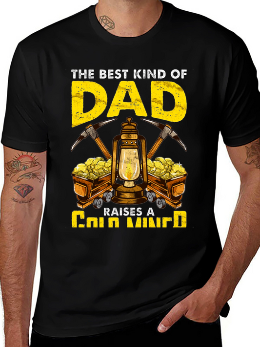 Best Dad Gold Miner T-Shirt